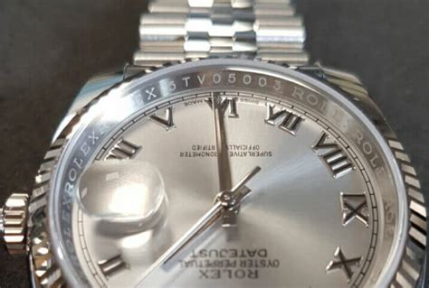 rolex m832166|rolex serial number inside bezel.